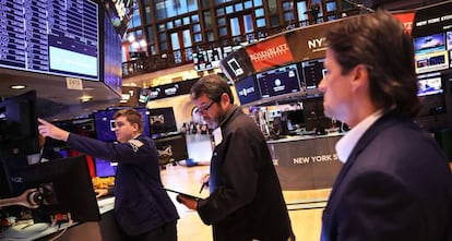 Operadores de la Bolsa de Nueva York