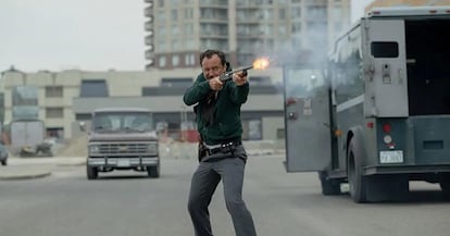 Jude Law, in 'The Order.'
