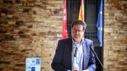 El ministro para la Transformación Digital y de la Función Pública, Óscar López, a 4 de junio de 2025, en Robregordo (Madrid).