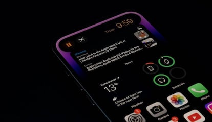 Pantalla iPhone con iOS