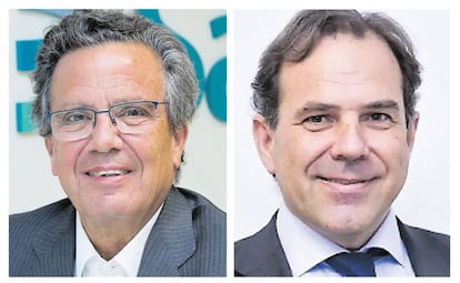 Javier Torres, hasta ahora presidente de Sareb (izquierda), y Leopoldo Puig, nuevo presidente ejecutivo.
