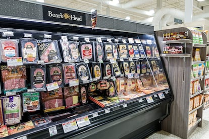 Fiambres en un supermercado de Athens (Georgia, EE UU).