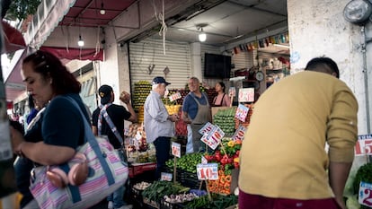 Un mercado en México.