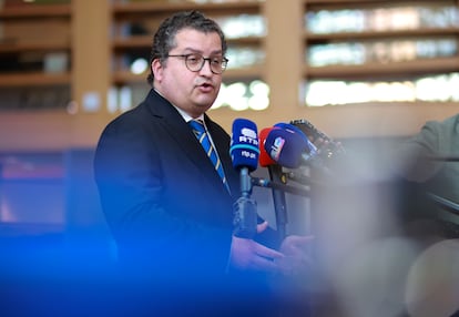 El ministro de Finanzas de Portugal, Joaquim Miranda Sarmento.