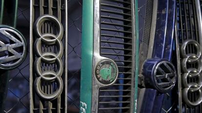 Logotipos de Volkswagen, Audi y Skoda.