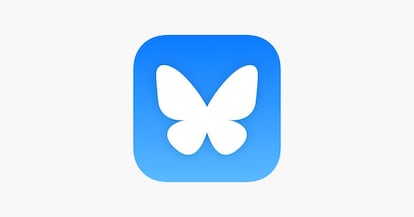Logotipo de la red social Bluesky
