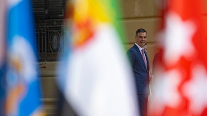 Pedro Sánchez, en la Conferencia de Presidentes, este viernes en Barcelona.