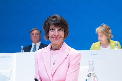Anne-Catherine Berner, nueva presidenta de Grifols, este jueves en Sant Cugat.