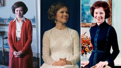 Rosalynn Carter, en varias imágenes de su etapa como primera dama, entre 1977 y 1981.