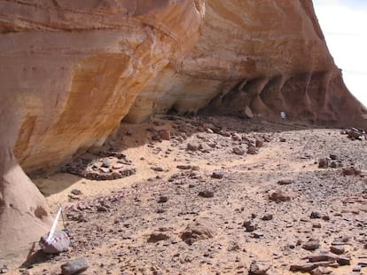 Abrigo rocoso de Takarkori, al sur de Libia.